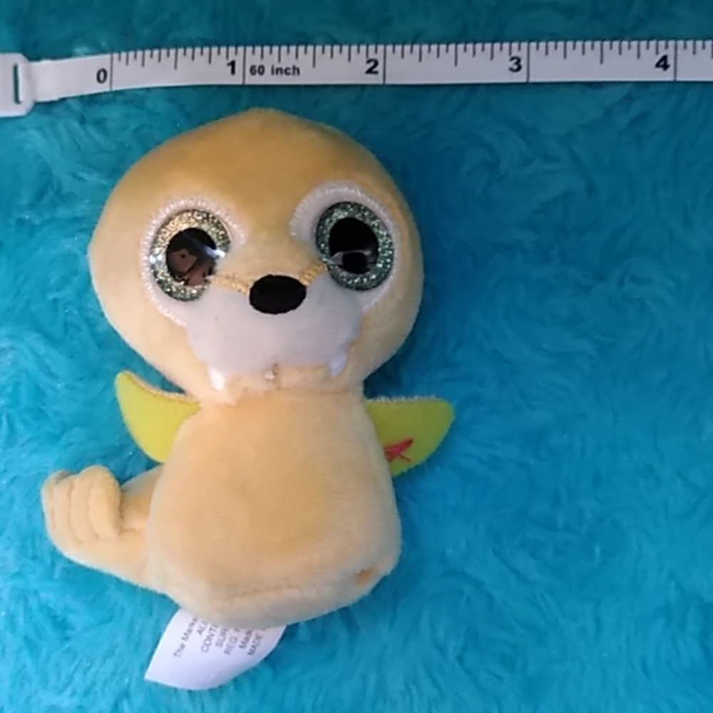 Mini Ty big sparkle eye Beanie Baby - Tusk